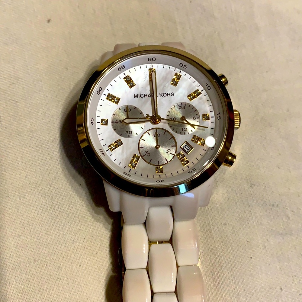 ⭐️Ceramic MK Gold Watch